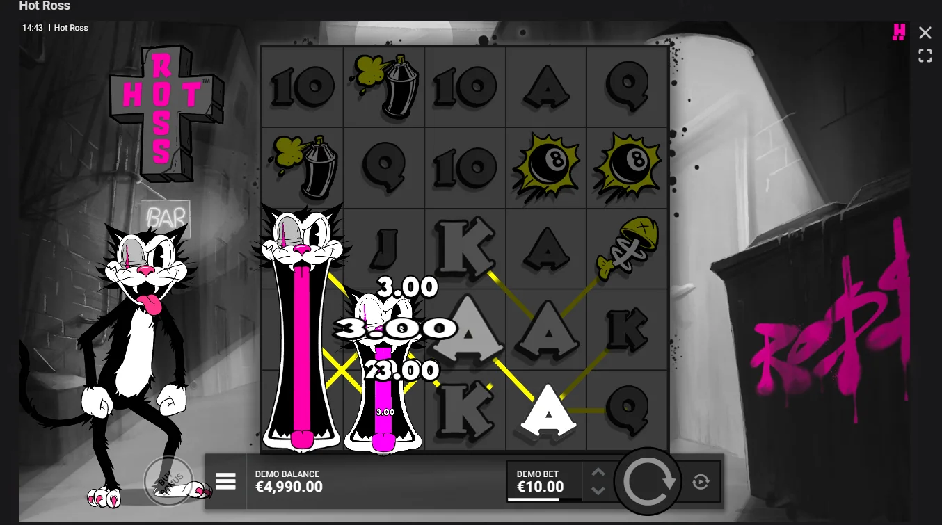 Hot Ross slot gameplay